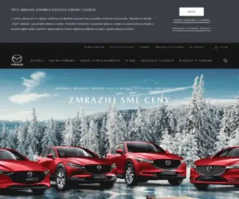 Mazda.sk(Preskúmajte naÅ¡e oceÅované Å¡týlové a technicky vyspelé vozidlá) Screenshot