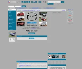 Mazdaclub.cz(Mazda klub) Screenshot