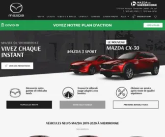 Mazdadesherbrooke.com(Concessionnaire Mazda à Sherbrooke) Screenshot