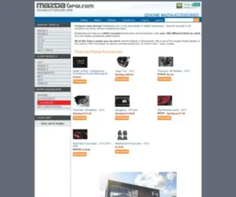 Mazdagear.com(Genuine Mazda Parts & Accessories) Screenshot