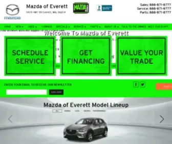 Mazdaofeverett.com Screenshot