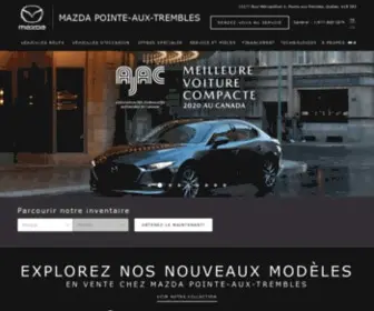 Mazdapat.com(Concessionnaire Mazda à Pointe) Screenshot