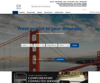 Mazdasanfrancisco.com(Mazdasanfrancisco) Screenshot