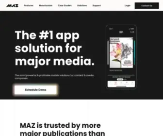 Mazdigital.com(App Solution For Major Media & Publishers) Screenshot
