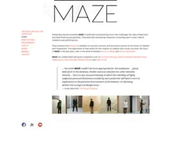 Maze.nu(Ensemble for exploratory music) Screenshot