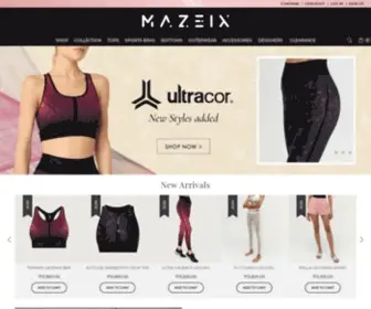 Mazeix.com(Online Athleisure Wear for Women in India) Screenshot