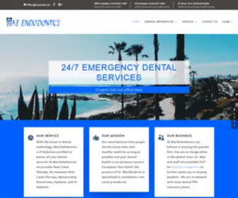 Mazendo.com(Emergency Endodontist Beverly Hills & Los Angeles) Screenshot