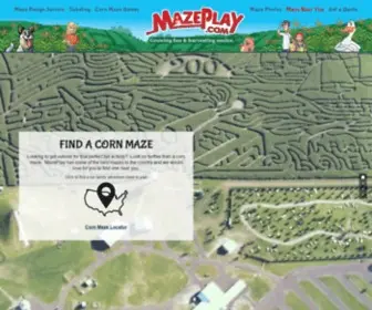 Mazeplay.com(MazePlay a Corn Maze company to help you build your Corn Maze business) Screenshot