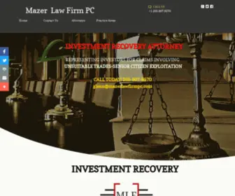 Mazerlawfirmpc.com(Mazer Law Firm PC) Screenshot