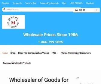 Mazerwholesale.com(Wholesaler of Hardware) Screenshot