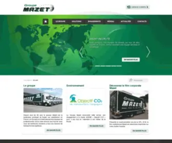 Mazet.com(Découvrez nos solutions de transport) Screenshot