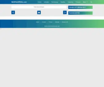 MazFauzirizal.com(Situs mazfauzirizal merupakan tempat berbagi pengalaman seputar tutorial blog) Screenshot