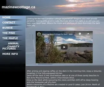 Mazinawcottage.ca(Mazinawcottage) Screenshot