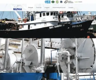 Mazinsa.com(Productos de Sardina y Atún) Screenshot