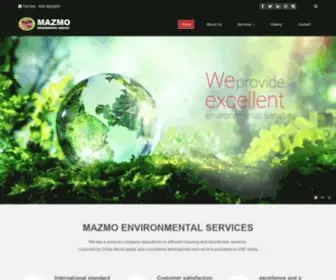 Mazmouae.com(Mazmo Environmental Services) Screenshot