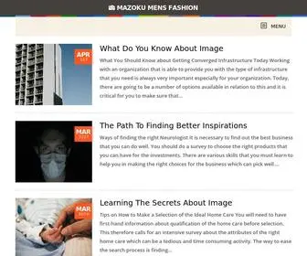 Mazoku.org(Mazoku Mens Fashion) Screenshot