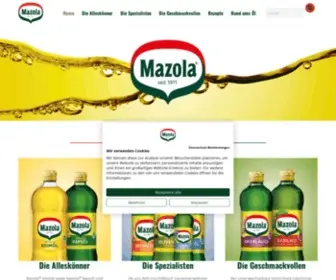 Mazola.de(Mazola®) Screenshot