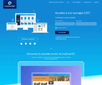 Mazonecec.com(éditions cec) Screenshot