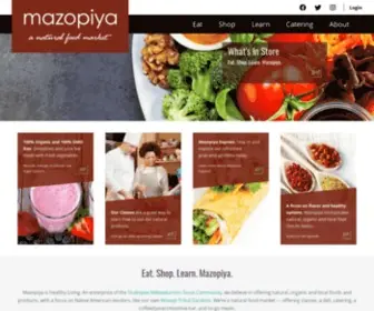 Mazopiya.com(Prior Lake Natural Food Store) Screenshot