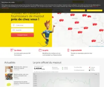 Mazout-ON-Line.be(Commander votre mazout au meilleur prix) Screenshot