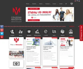 Mazovia.edu.pl(Strona główna) Screenshot