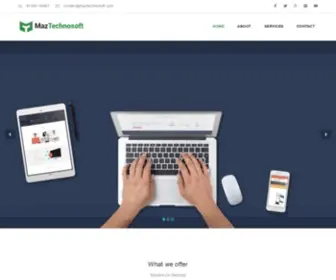 Maztechnosoft.com(Maztechnosoft) Screenshot