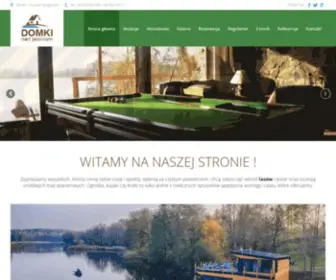 Mazuryjezioro.pl(Domki nad jeziorem) Screenshot