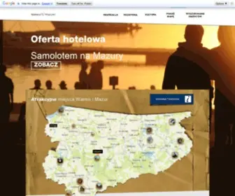 Mazurytravel.com.pl(Strona główna) Screenshot