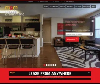 Mazzagrandmarc.com(UMD Apartments) Screenshot
