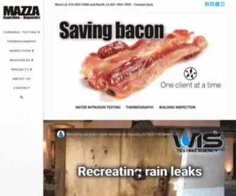 Mazzainspections.com(The Mazza Inspection Group) Screenshot