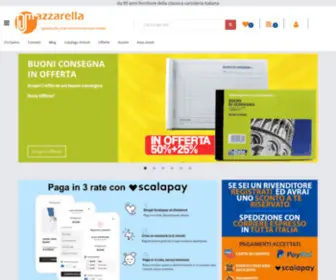 Mazzarella.it(Cancelleria, ufficio, scuola, articoli regalo, natale) Screenshot