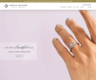 Mazzone.com.au(Andrew Mazzone Design Jewellers) Screenshot