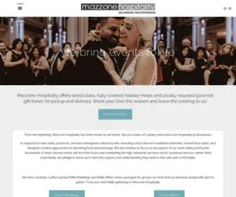 Mazzonehospitality.com(Weddings and Events) Screenshot