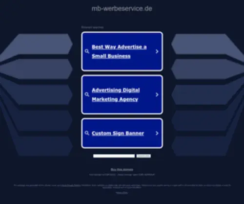 MB-Werbeservice.de(MB Werbeservice) Screenshot