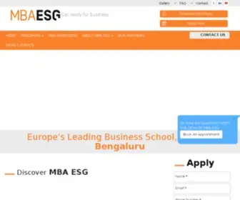 Mba-ESG.in(Best MBA College in Bangalore) Screenshot