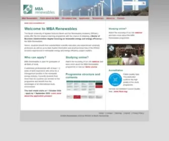 Mba-Renewables.de(MBA Renewables ) Screenshot