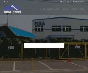 Mba-Steel.com(MBA Steel d.o.o. – Građevinska limarija) Screenshot