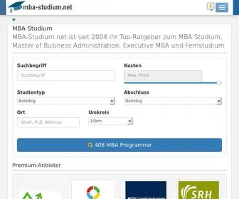 Mba-Studium.net(MBA Studium) Screenshot