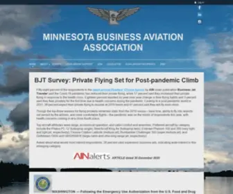 Mbaa-MN.org(Minnesota Business Aviation Association (MBAA)) Screenshot