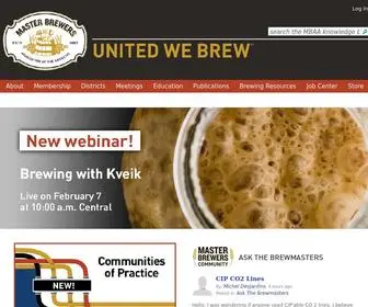 Mbaa.com(The Master Brewers Association of the Americas) Screenshot