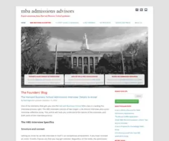 Mbaadmissionsadvisors.com(MBA Admissions Advisors) Screenshot