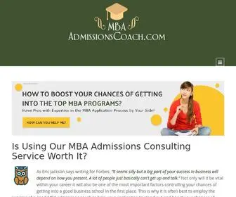 Mbaadmissionscoach.com(Our Professional MBA Admissions Consulting Assistance) Screenshot