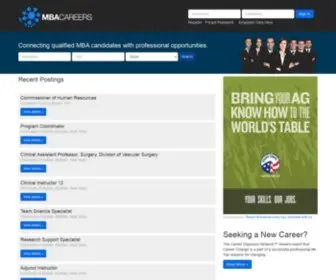 Mbacareers.com(MBA Careers) Screenshot