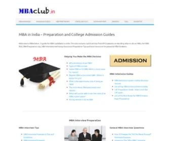 Mbaclub.in(MBA in India) Screenshot