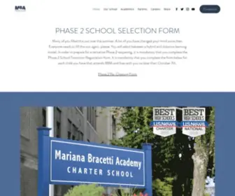 Mbacs.org(Mariana Bracetti Academy Charter School) Screenshot