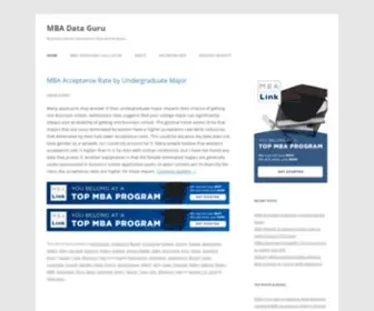 Mbadataguru.com(MBA Data Guru) Screenshot