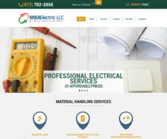 Mbaelectric.com(MBA) Screenshot