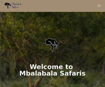 Mbalabalasafaris.com(BeJourney) Screenshot