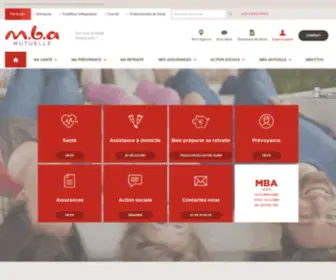 Mbamutuelle.com(MBA Mutuelle : mutuelle santé) Screenshot