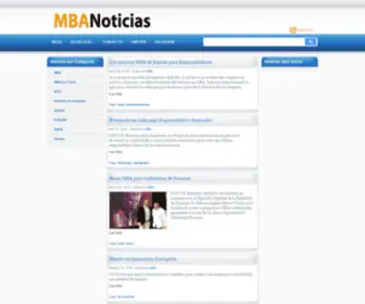 Mbanoticias.com(Tout savoir sur le Master of Business Administration) Screenshot